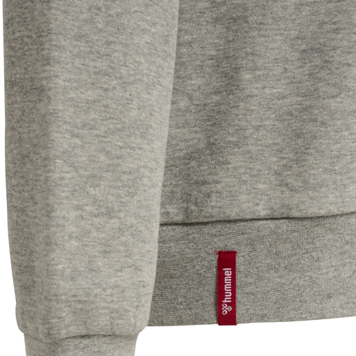 hmlRED CLASSIC SWEATSHIRT WOMAN, GREY MELANGE hmlRED CLASSIC SWEATSHIRT WOMAN, GREY MELANGE, packshot