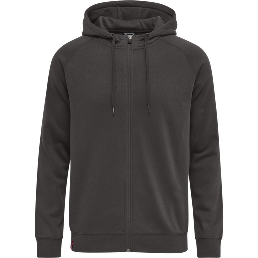 hmlRED CLASSIC ZIP HOODIE, RAVEN, packshot