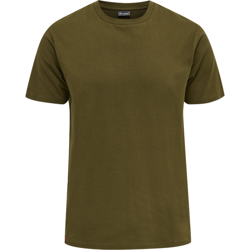 hmlRED HEAVY T-SHIRT S/S, DARK OLIVE, packshot