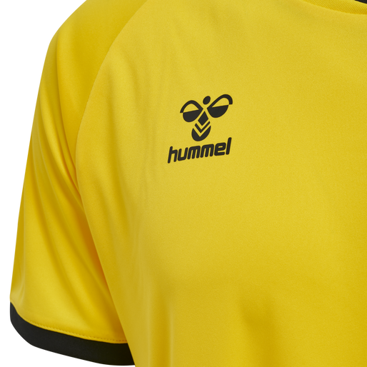 hmlCORE VOLLEY TEE, BLAZING YELLOW, packshot