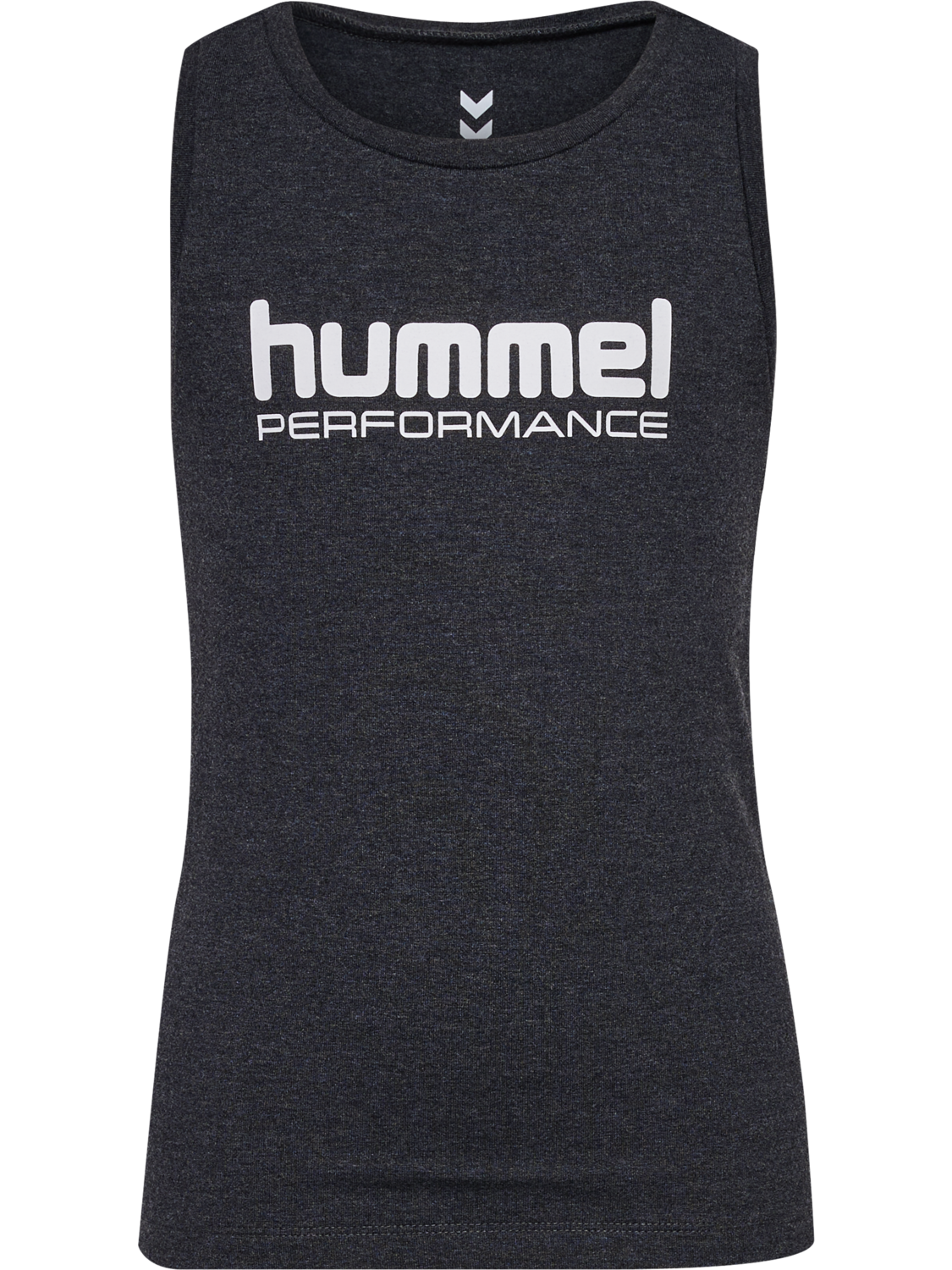 hmlJR TOP, BLACK MELANGE, packshot