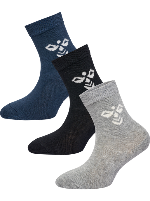 SUTTON 3-PACK SOCK, BLACK, packshot