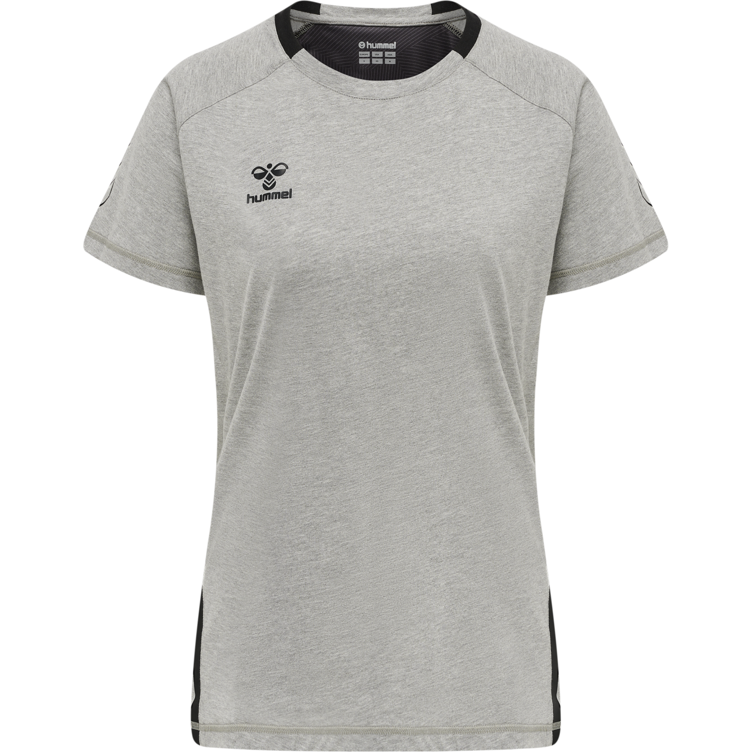 hmlCIMA XK T-SHIRT S/S WOMAN, GREY MELANGE, packshot
