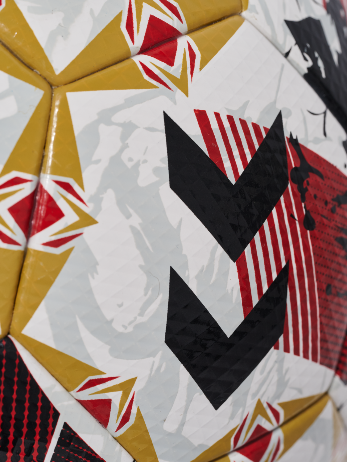 hmlINSPIRE FUTSAL MATCH FB, MAROON/WHITE/GOLD, packshot