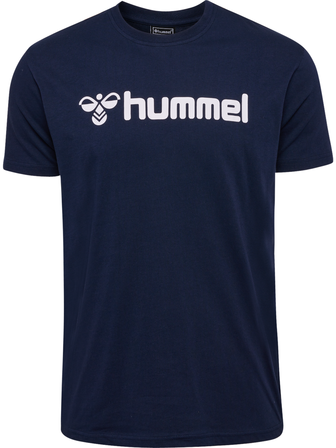 hmlMOVER COTTON T-SHIRT S/S, MARINE, packshot