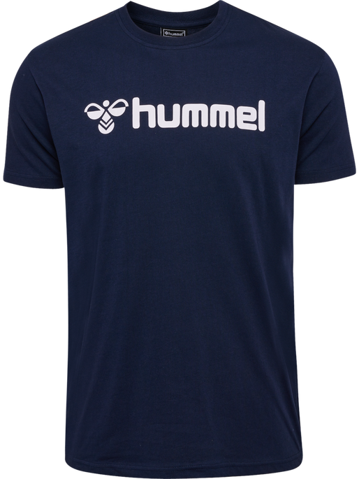 hmlMOVER COTTON T-SHIRT S/S, MARINE, packshot