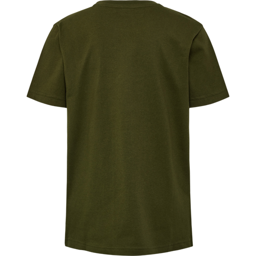 hmlTRES T-SHIRT S/S 2-PK, SIERRA/DARK OLIVE, packshot