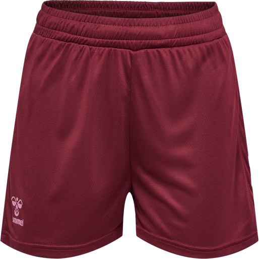 hmlACTIVE PL SHORTS WOMAN, BURGUNDY, packshot