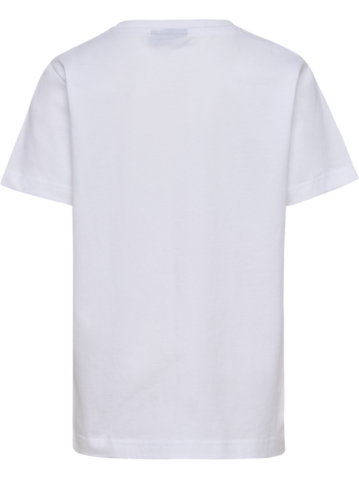 hmlPRINT T-SHIRT S/S, BRIGHT WHITE, packshot