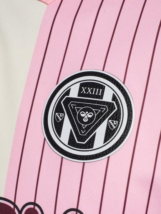 hmlLOOSE FB JERSEY S/S STRIPED, PINK-A-BOO hmlLOOSE FB JERSEY S/S STRIPED, PINK-A-BOO, packshot