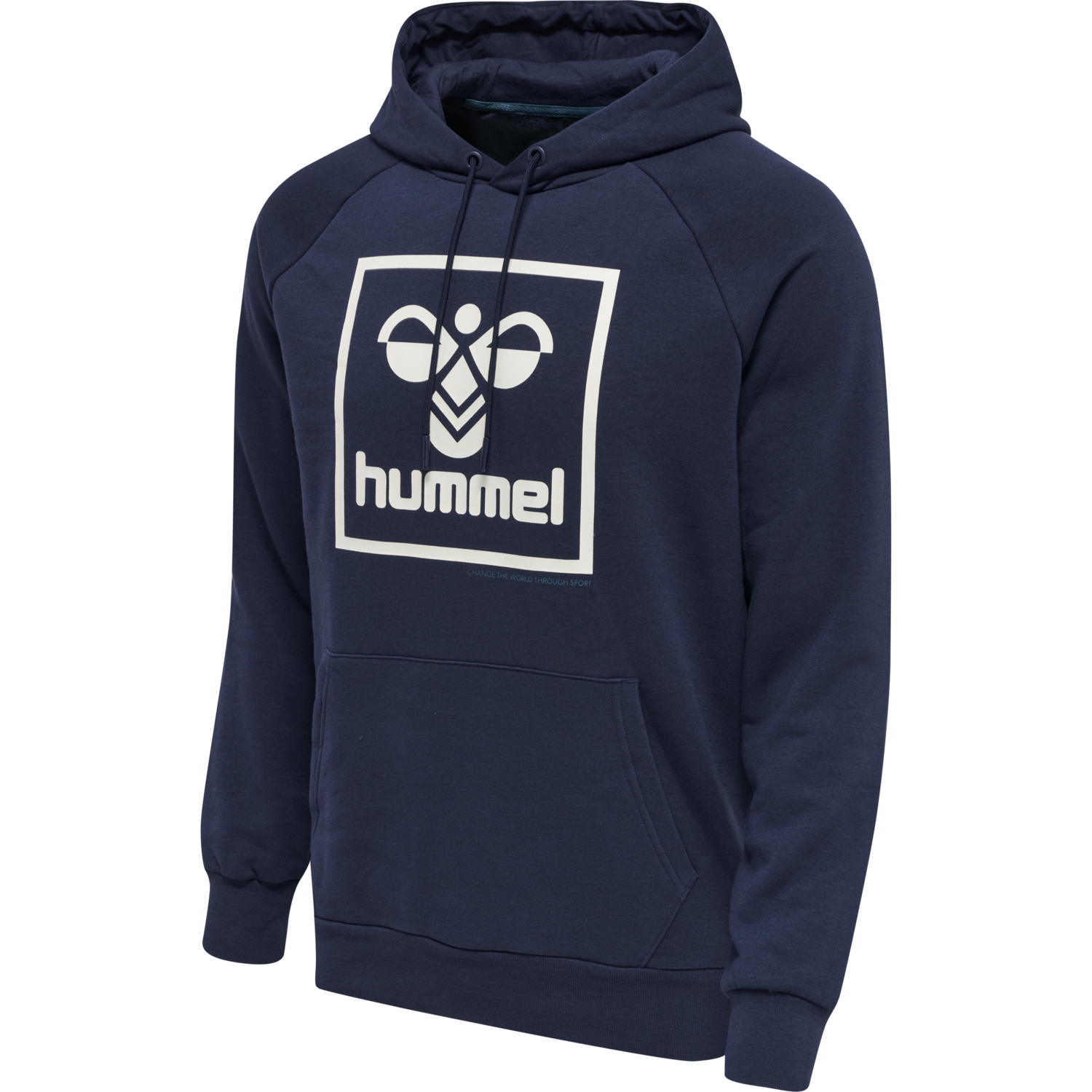 hmlISAM HOODIE, BLACK IRIS, packshot