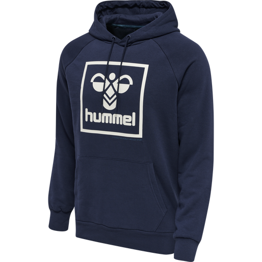 hmlISAM HOODIE, BLACK IRIS, packshot
