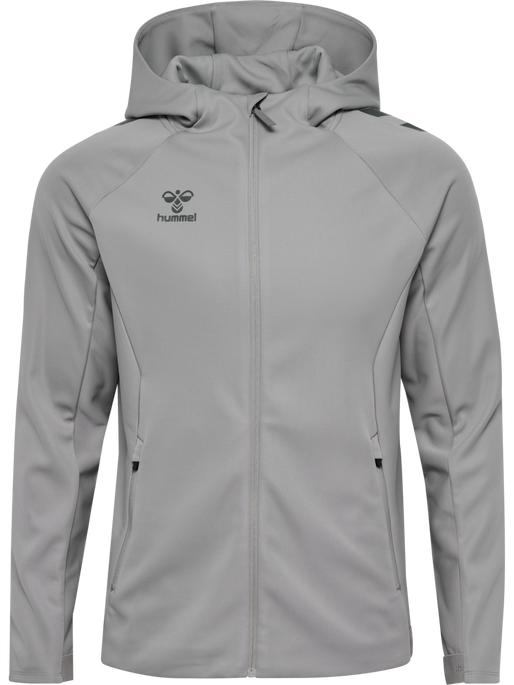 hmlCIMA 2.0 ZIP HOODIE, ALLOY, packshot