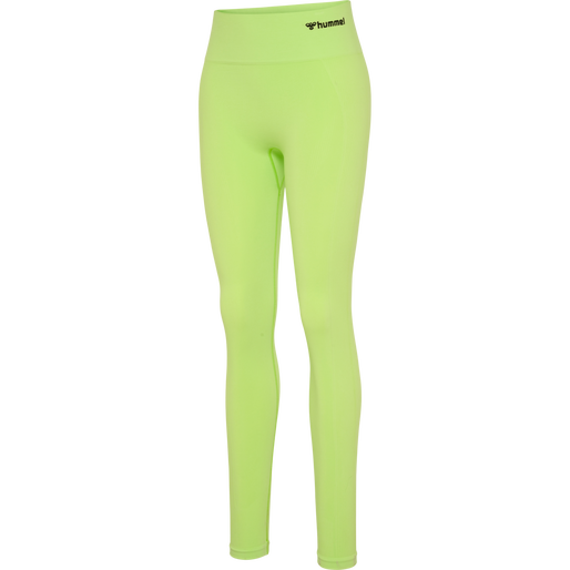 hmlTIF SEAMLESS HIGH WAIST TIGHTS, SHARP GREEN, packshot