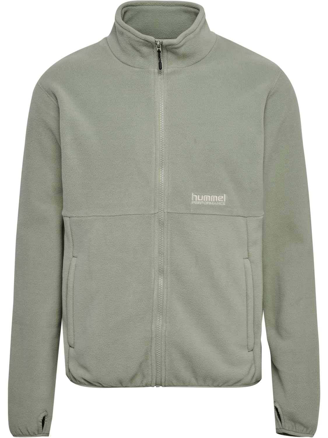 hmlPULSE FLEECE JACKET, SEAGRASS, packshot