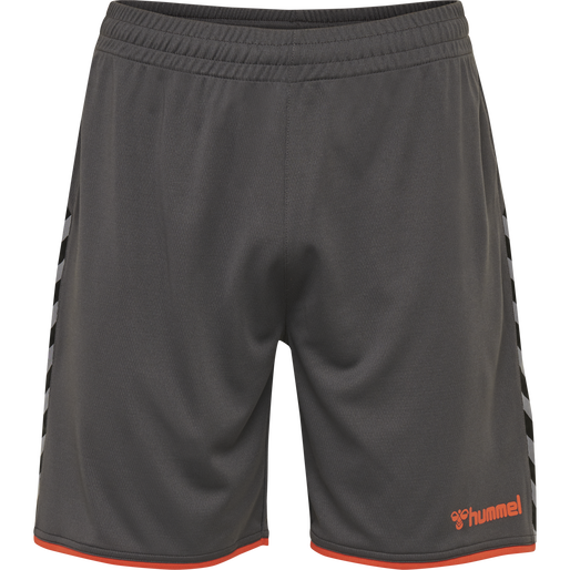 hmlAUTHENTIC POLY SHORTS, ASPHALT, packshot