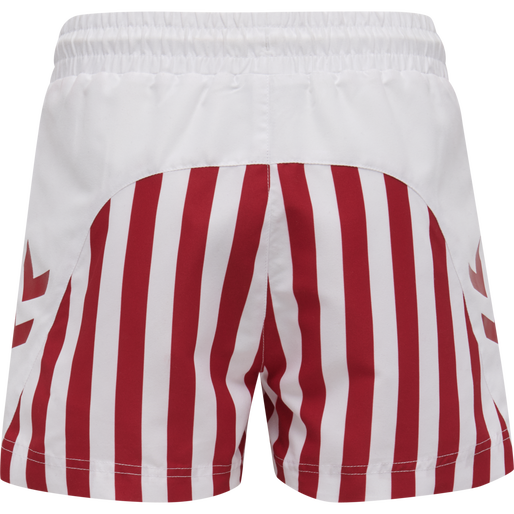 DBU FAN 2020 SWIM SHORTS KIDS, TANGO RED, packshot