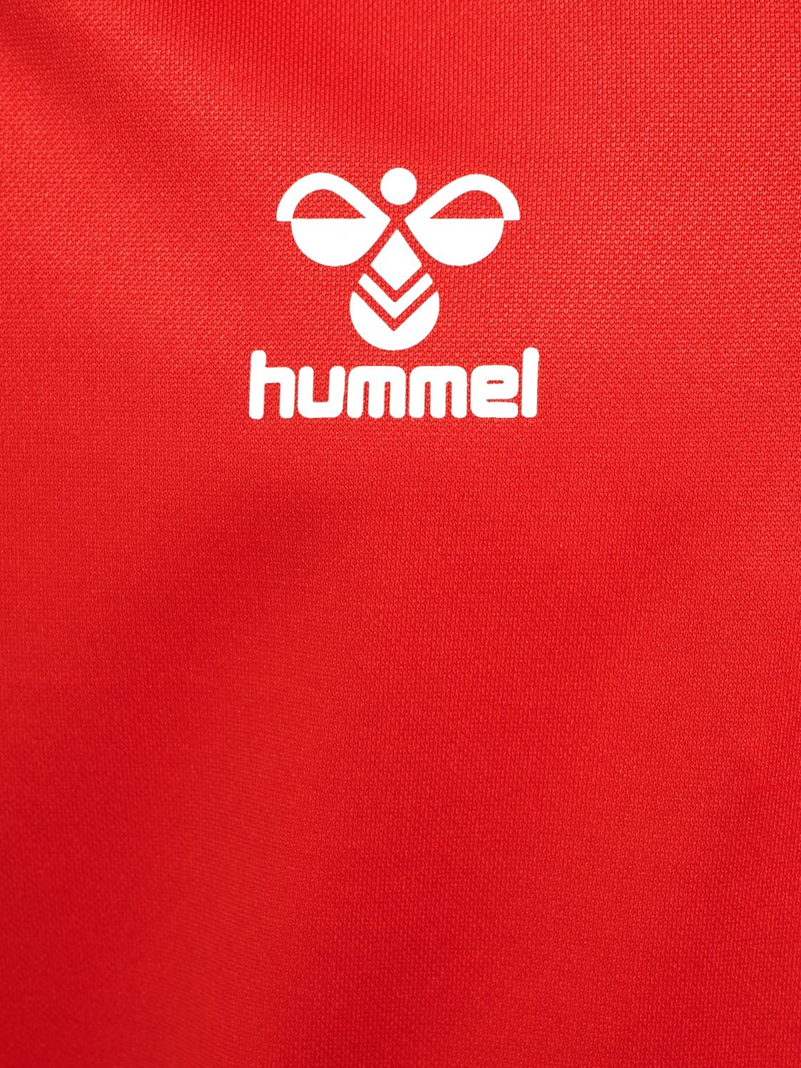 hmlESSENTIAL HALF-ZIP KIDS, TRUE RED, packshot