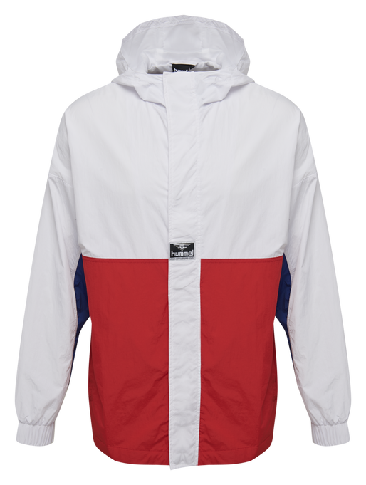 hmlVEJR LOOSE ZIP JACKET, WHITE, packshot