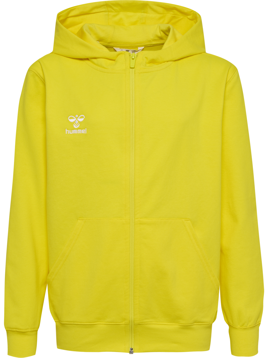 hmlGO 2.0 ZIP HOODIE KIDS, BLAZING YELLOW, packshot