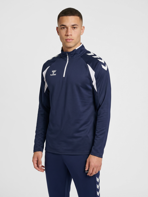 hmlCORE 2.0 HALF ZIP, MARINE/WHITE, model