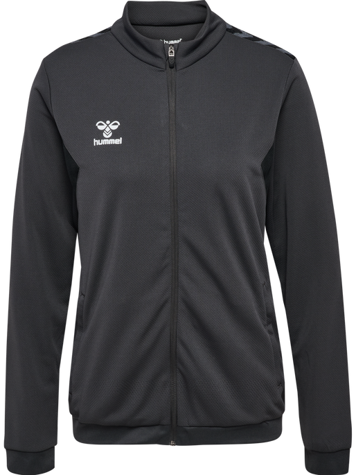 hmlAUTHENTIC PL ZIP JACKET WOMAN, ASPHALT hmlAUTHENTIC PL ZIP JACKET WOMAN, ASPHALT, packshot