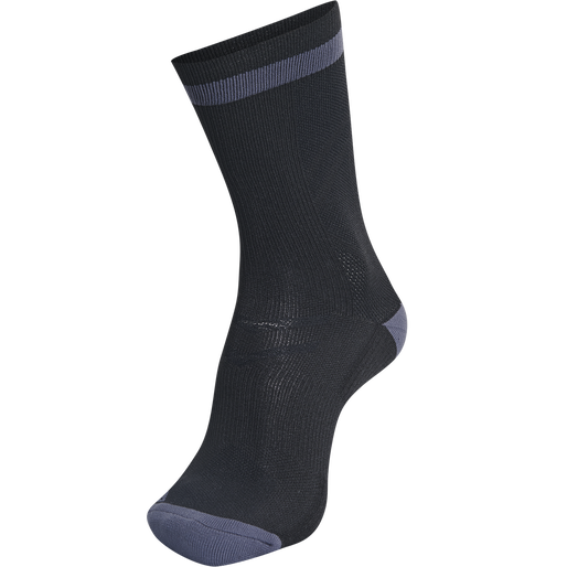 ELITE INDOOR SOCK LOW, BLACK, packshot