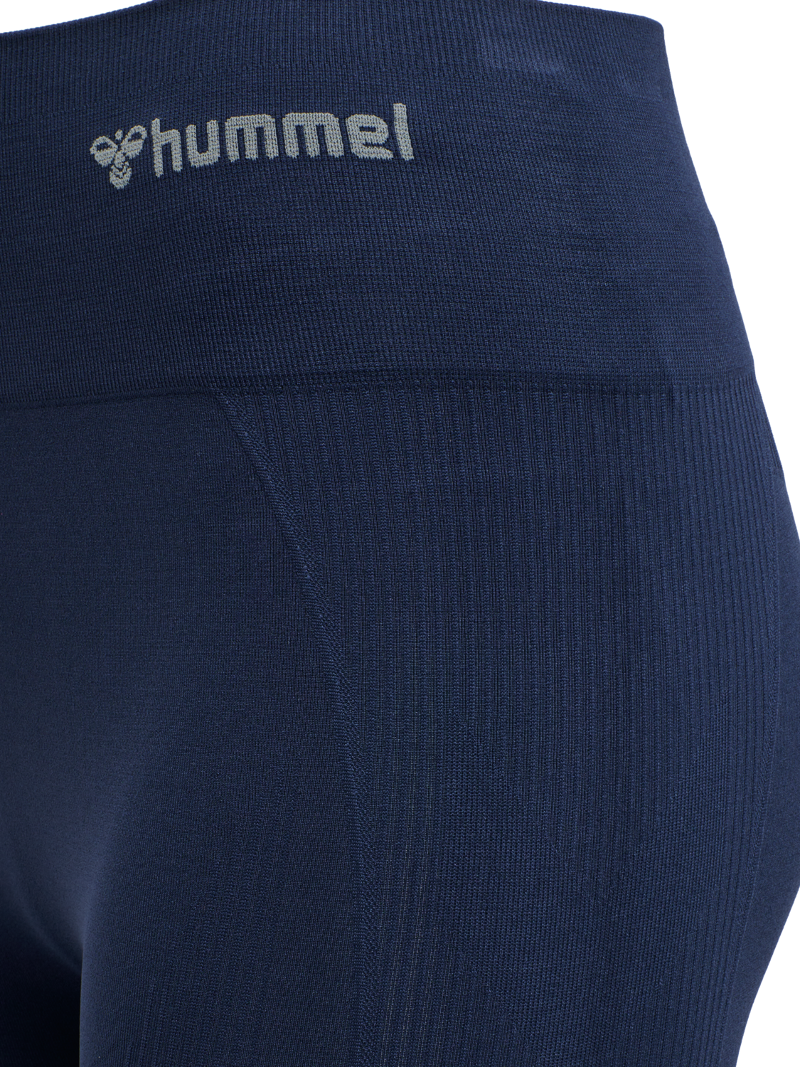 hmlTIF SEAMLESS HIGH WAIST TIGHTS, BLACK IRIS, packshot