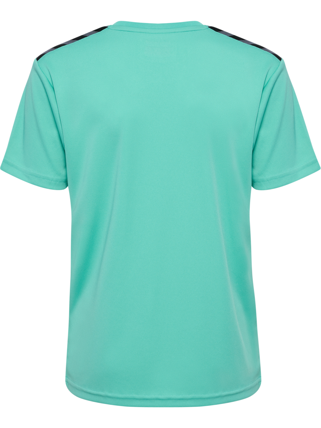 hmlAUTHENTIC PL JERSEY S/S KIDS, !TURQUOISE /ASPHALT, packshot