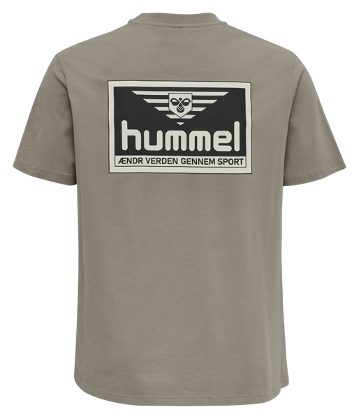 hmlFERIE T-SHIRT, DRIFTWOOD, packshot