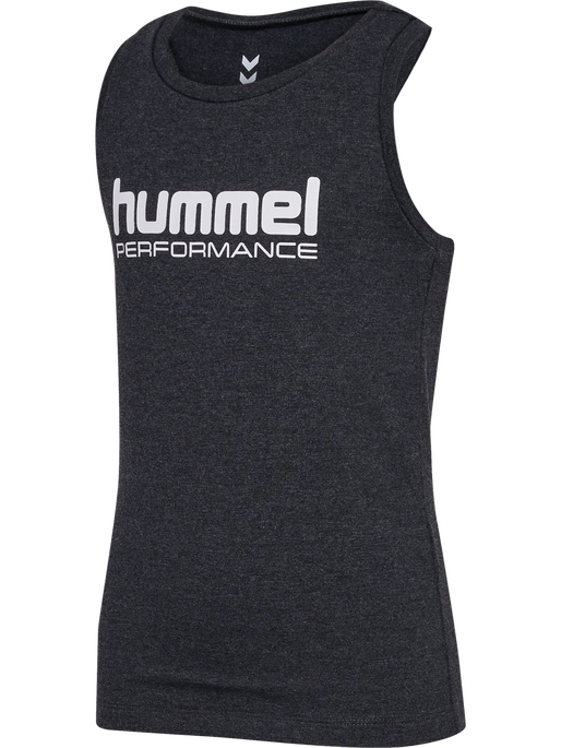 hmlJR TOP, BLACK MELANGE, packshot