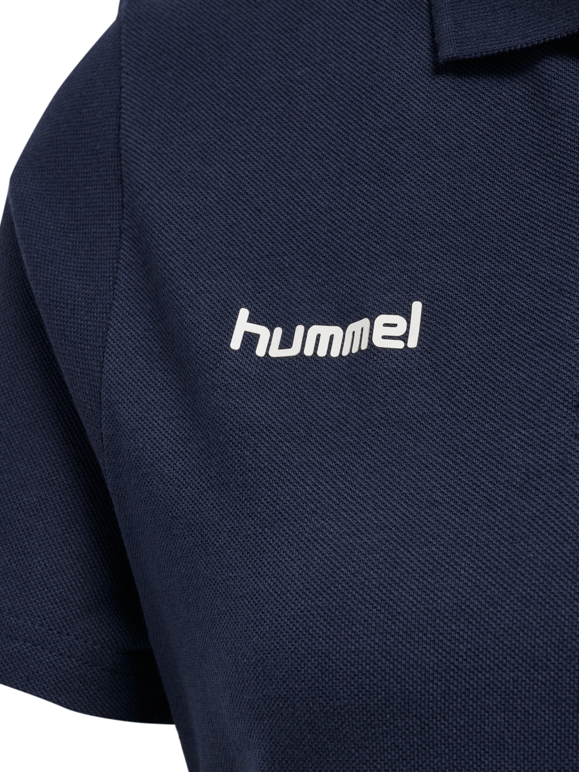 HUMMEL GO COTTON POLO WOMAN, MARINE, packshot