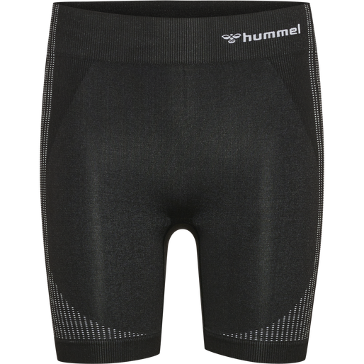hmlMT SHAPING SEAMLESS MW SHORTS, BLACK, packshot