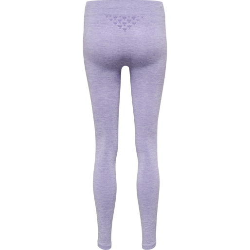 hmlCI SEAMLESS MID WAIST TIGHTS, LAVENDER MELANGE hmlCI SEAMLESS MID WAIST TIGHTS, LAVENDER MELANGE, packshot