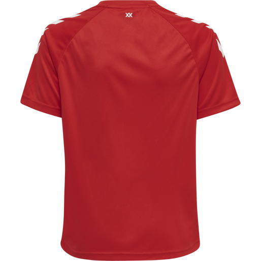 hmlCORE XK CORE POLY TEE S/S KIDS, TRUE RED hmlCORE XK CORE POLY TEE S/S KIDS, TRUE RED, packshot