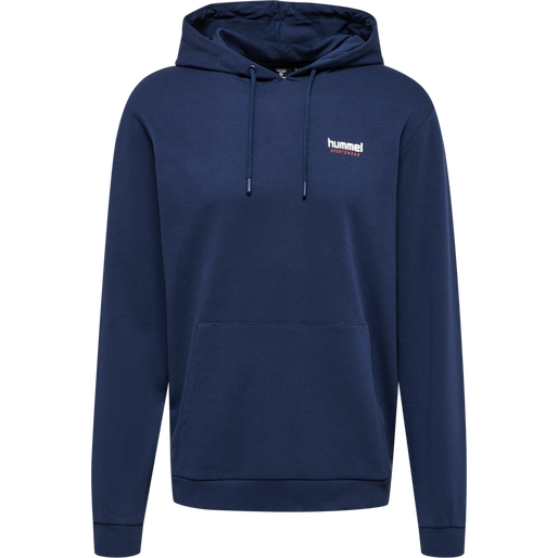hmlLGC AUSTIN HOODIE, DRESS BLUES, packshot