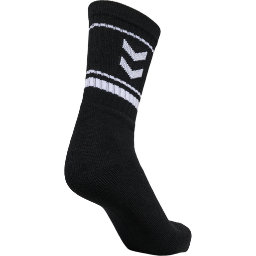 hmlSTRIPE CREW 3-PACK SOCKS, BLACK hmlSTRIPE CREW 3-PACK SOCKS, BLACK, packshot