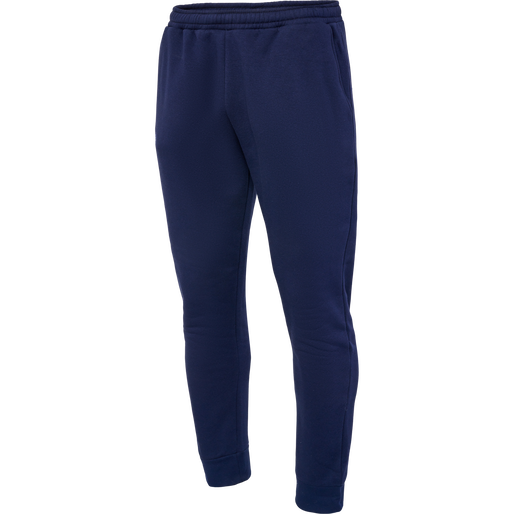 hmlCOURT COTTON SWEATPANTS, MARINE, packshot