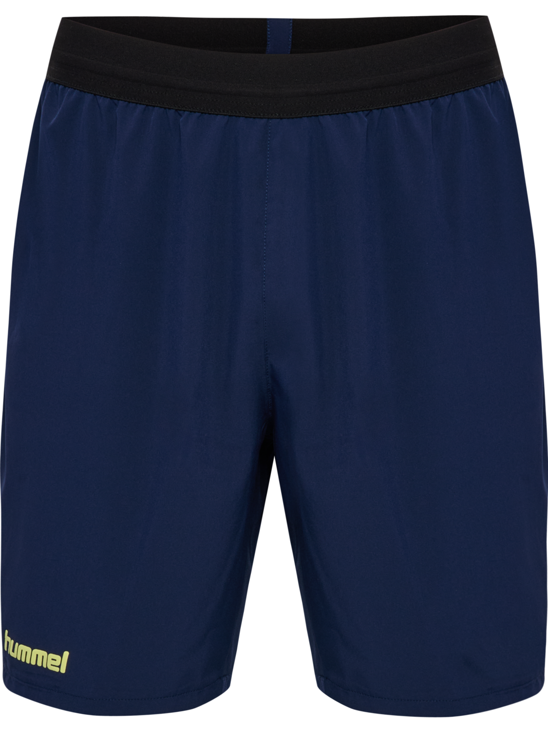 hmlBLAZE 2.0 TRAINING SHORTS, MARINE/SHADOW LIME, packshot