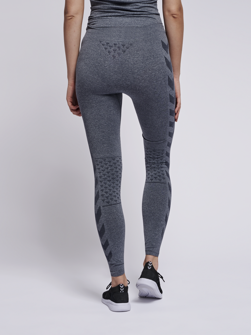 hummel CLASSIC BEE CI SEAMLESS TIGHTS - BLUE MELANGE | hummel.dk