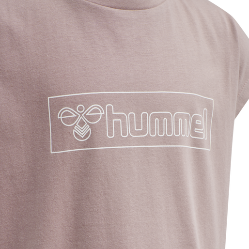 hmlBOXLINE T-SHIRT S/S, WOODROSE, packshot
