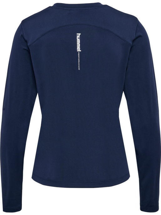 hmlFAST W T-SHIRT L/S, DRESS BLUES, packshot