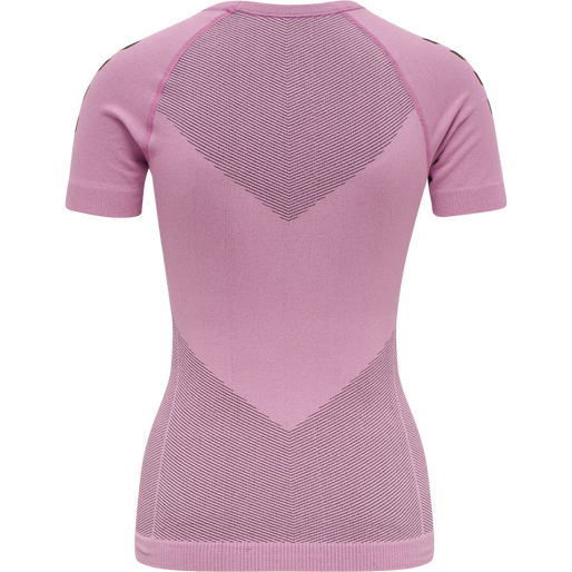 HUMMEL FIRST SEAMLESS JERSEY S/S W, COTTON CANDY, packshot