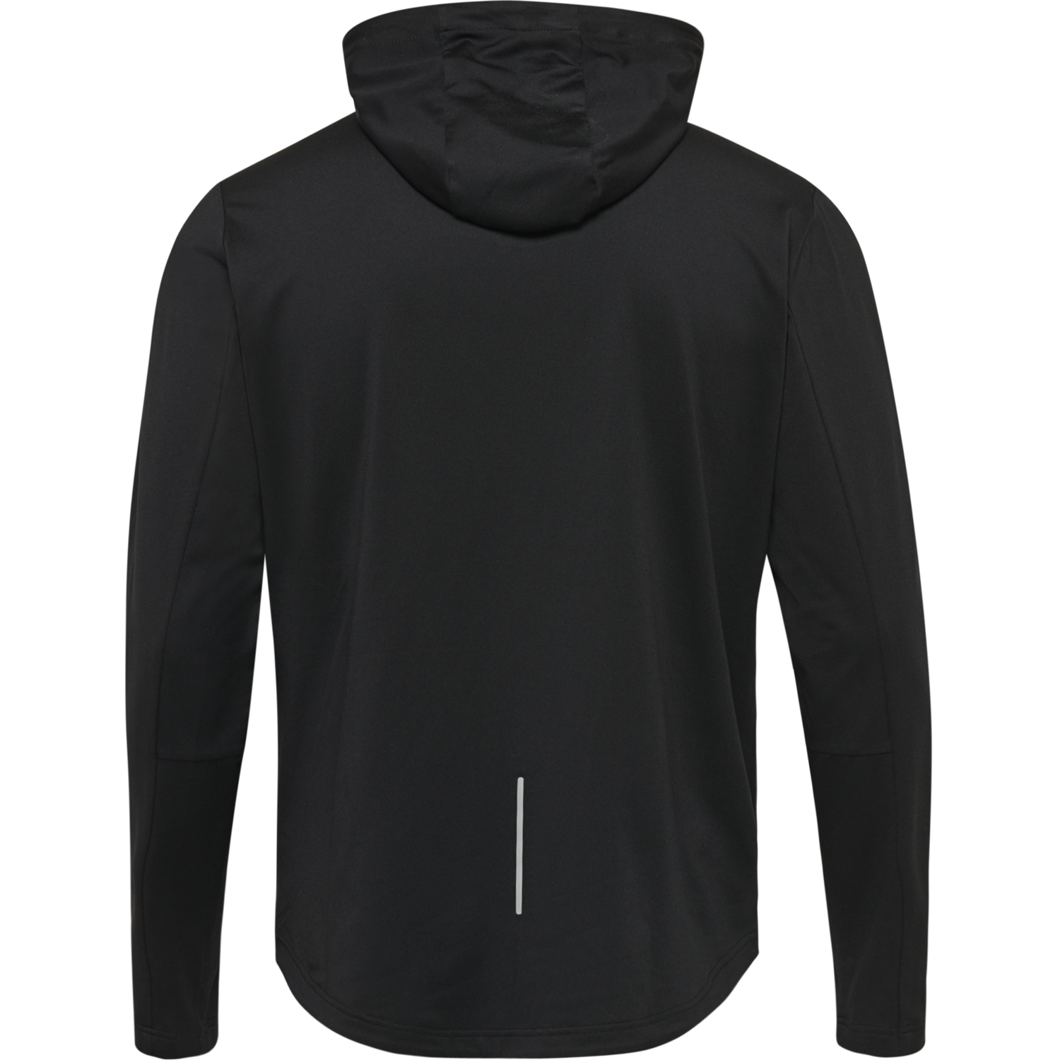 hmlASTON ZIP HOODIE, BLACK, packshot