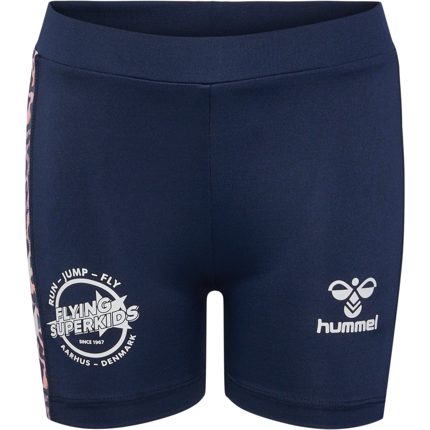 hmlFSK JOY TIGHT SHORTS, BLACK IRIS, packshot