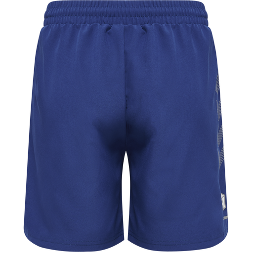 hmlMOVE GRID WOVEN SHORTS KIDS, SODALITE BLUE, packshot