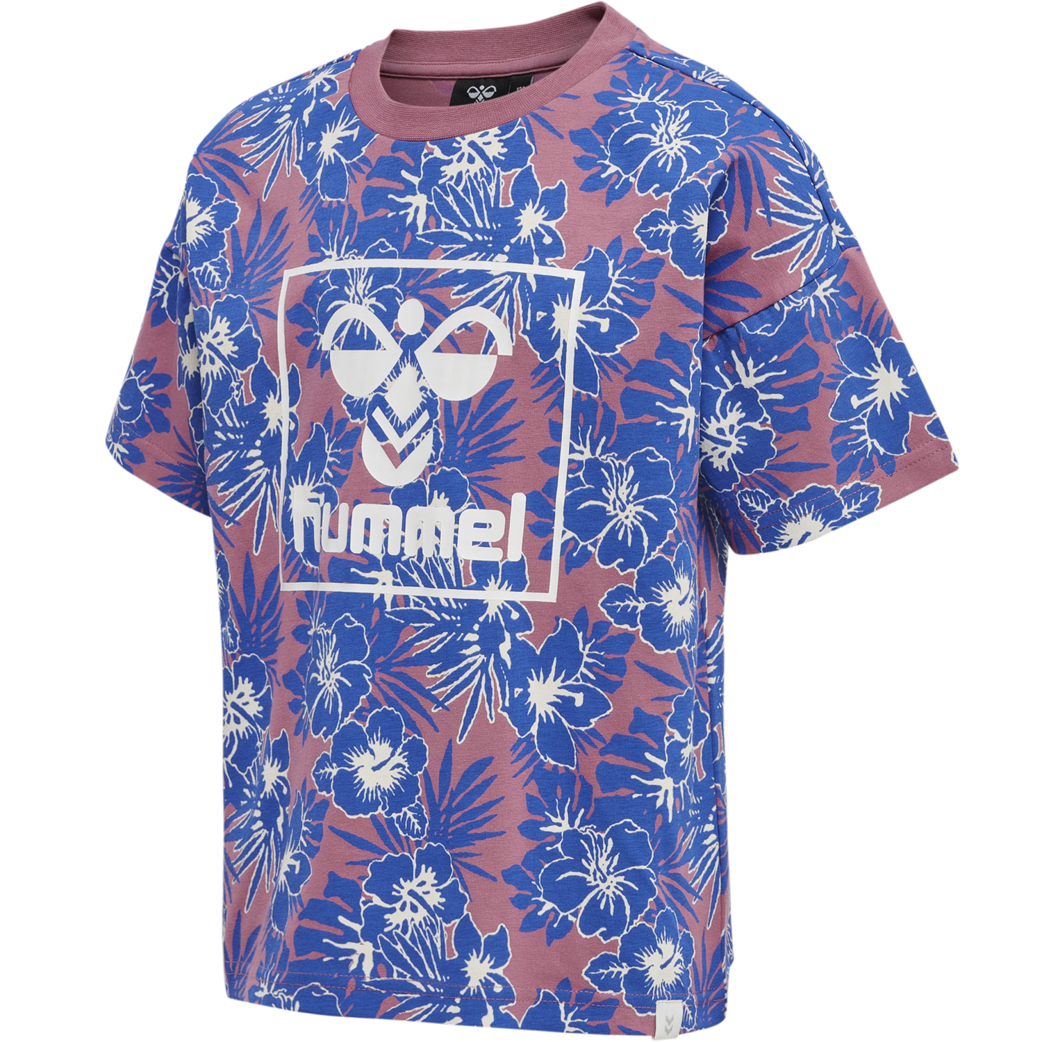 hmlFLOWER T-SHIRT S/S, HEATHER ROSE, packshot