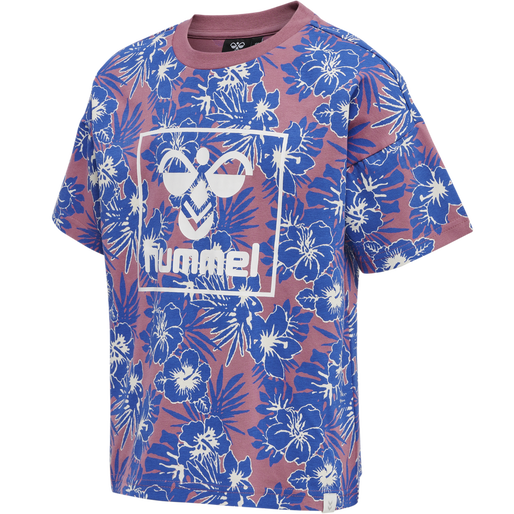 hmlFLOWER T-SHIRT S/S, HEATHER ROSE, packshot