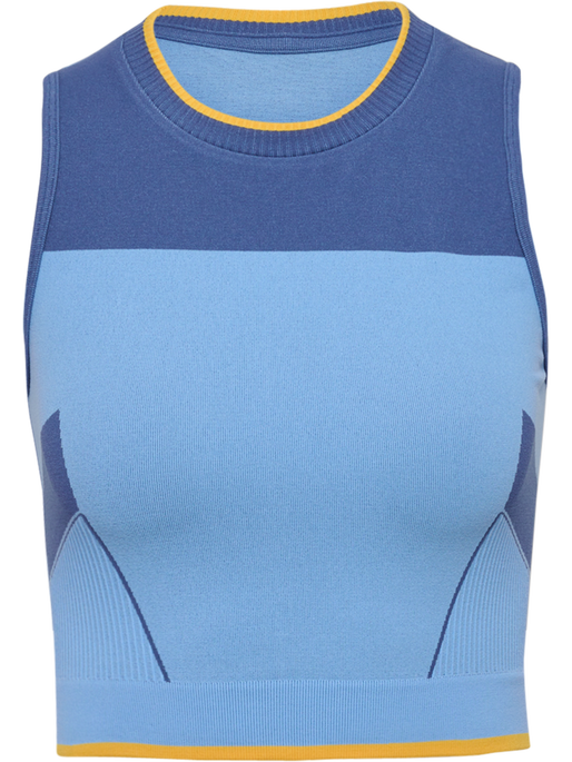 hmlSEAMLESS TOP, LICHEN BLUE hmlSEAMLESS TOP, LICHEN BLUE, packshot