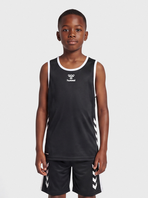 hmlCORE XK BASKET JERSEY KIDS, BLACK, model